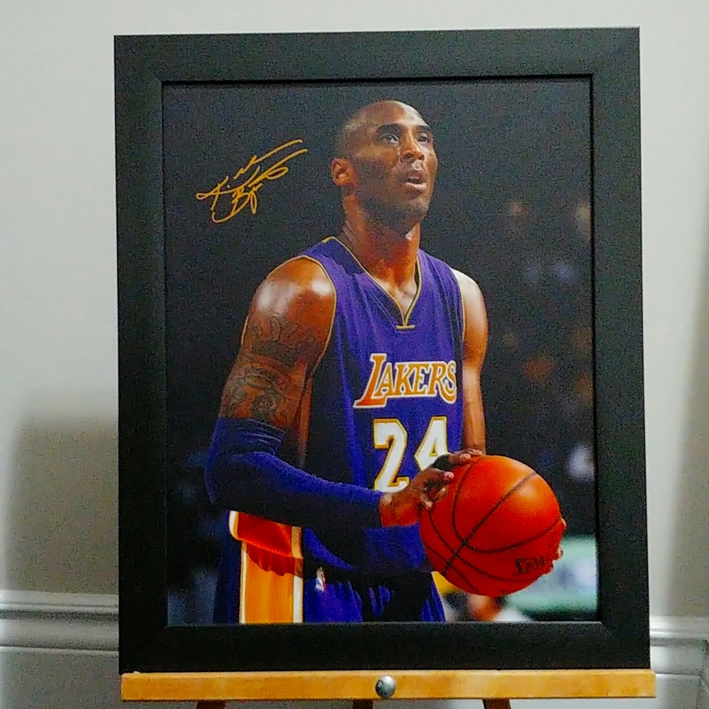 Laminated framed print - Kobe Bryant